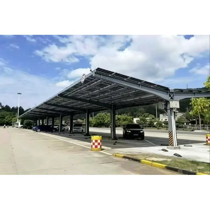 টি-ফ্রেম সোলার কারপোর্ট